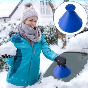 Răzuitor de gheață pentru mașină+ pâlnie | ICYWIZARD