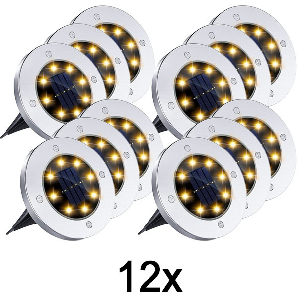 4x Lămpi solare pentru sol pentru exterior (3 buc.) | LUMIGARD