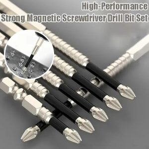 Set de biți magnetici puternici pentru șurubelniță (6 buc) | SETDRILL