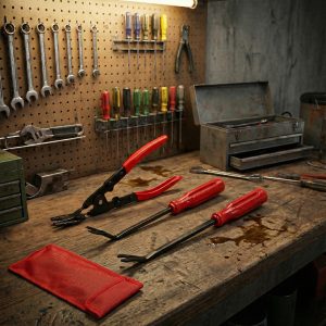 Set de 3 unelte pentru demontarea clemelor auto | CLIPREM