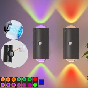 Aplica inteligentă cu senzor de mișcare (2 bucăți) | AURAWALL