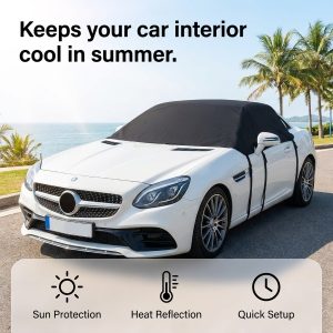 Husă Parbriz Reversibilă, 170x120 cm, UV + Îngheț | CARCOVER