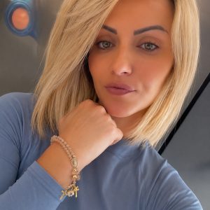 Brățară handmade cu rozariu | ROSABRACE